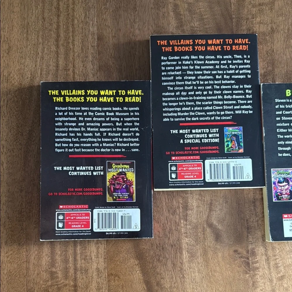 Scholastic Goosebumps Most Wanted and Hall of Horrors Collection - Picture 6 of 7